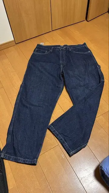 denizen 다크 블루 페인터 데님 팬츠