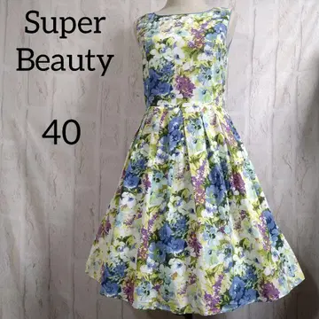 Super Beauty 플라워 프린트 원피스