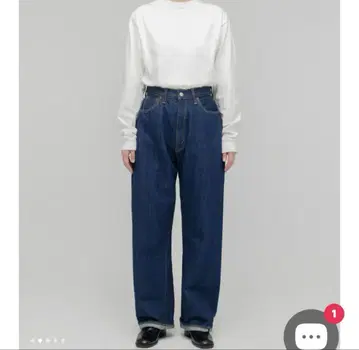CIOTA 수빈 코튼 13.5oz 하이 웨스트 데님