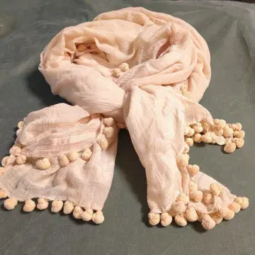 마타 폼폼 스톨 핑크