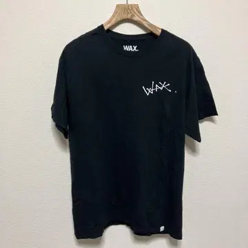 WAX 티셔츠 반팔 L 블랙 백