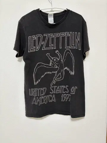 델타 Led Zeppelin 레드 제플린 밴드 티셔츠 밴 티셔츠