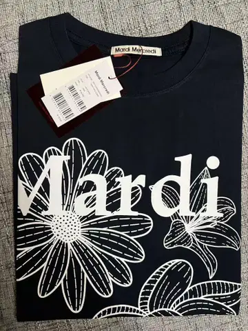 새상품 마르디메크르디 Mardi Mercredi 꽃무늬 프린트 티셔츠