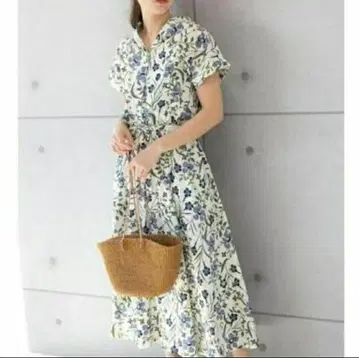 플라워 프린트 원피스