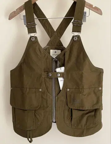 미사용 새상품 스노우피크 TAKIBI Canvas Vest olive