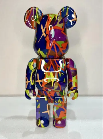 그래피티 스타일 베어브릭 28cm
