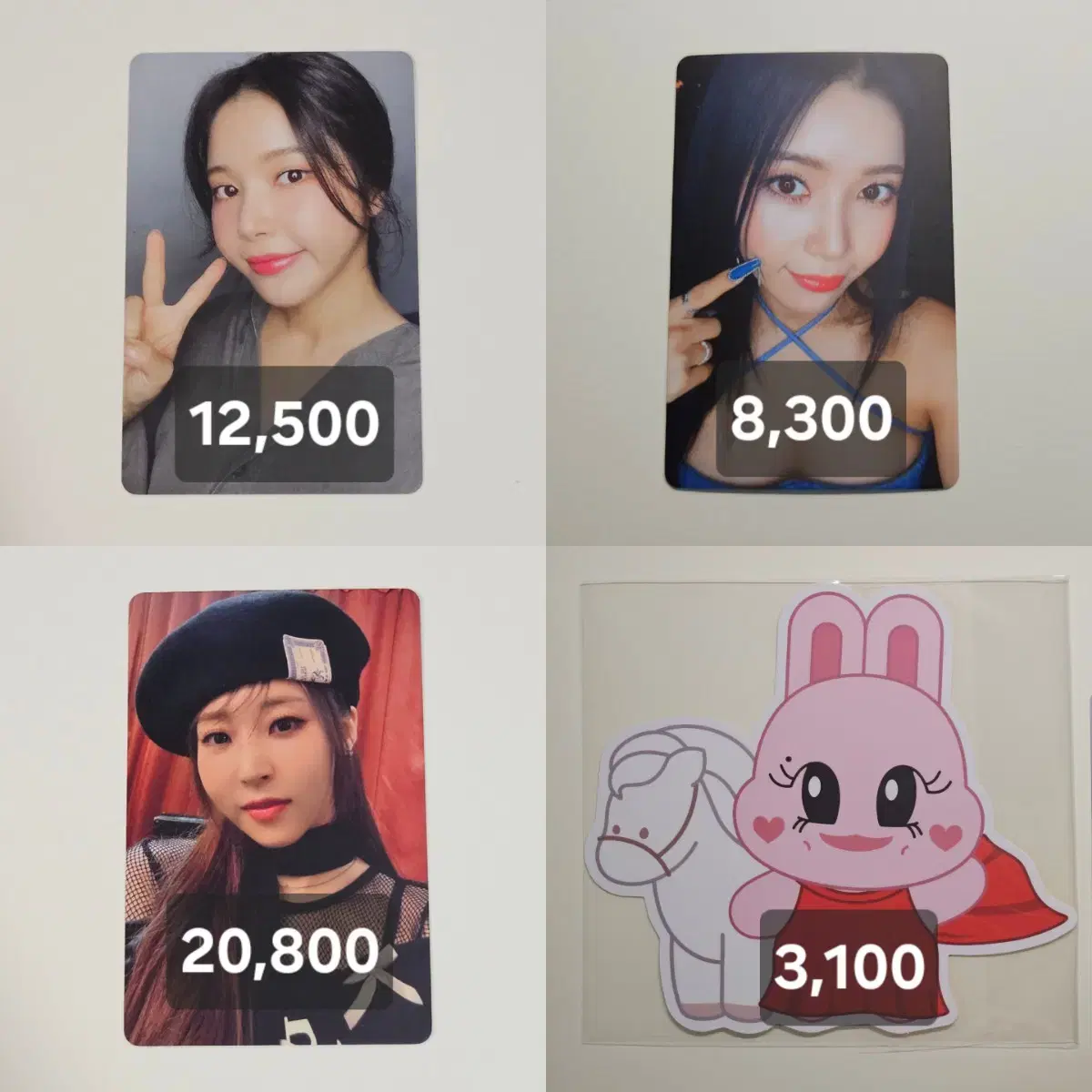 마마무 솔라 문별 오버더레인보우 포카, 엽서