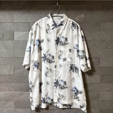 STUDIOUS 2019SS 꽃무늬 셔츠 반팔 사이즈 2