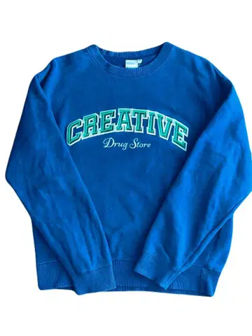 Creative Drug Store 칼리지 로고스 맨투맨