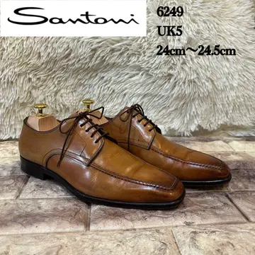 산토니 santoni U 칩 비즈니스 슈즈 가죽 신발 UK5 24cm~