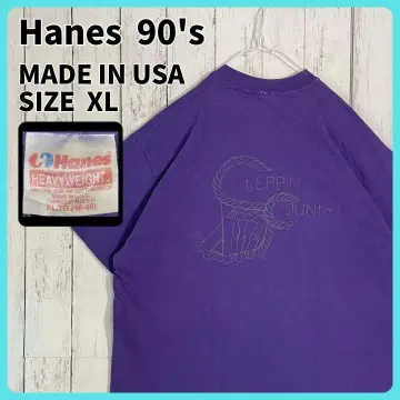 Hanes 헤인즈 90년대 양면 프린트 미국제 XL[TT0030]