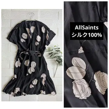 AllSaints (올세인츠) 실크 100% 랩 원피스