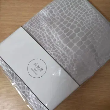 코스기 직물 리버서블 라이트 그레이 크로커다일 패턴 병아 오비