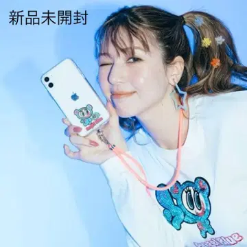 나루미야 엔젤 블루 나카무라 군 폰 탭이 포함된 스마트폰 스트랩