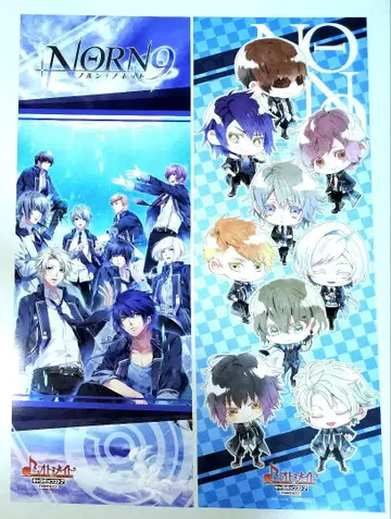 NORN9 노르노 인터넷 포스터 세트 캐릭터 팝 스토어