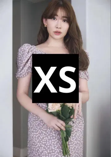 체리 패턴 캐시-코어 원피스