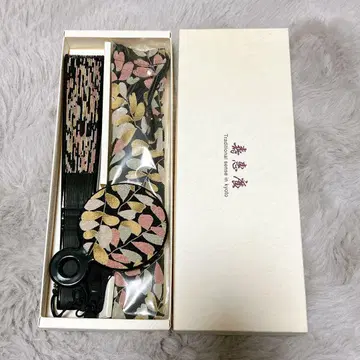 미사용  스에히로 부채 거울 세트 교토