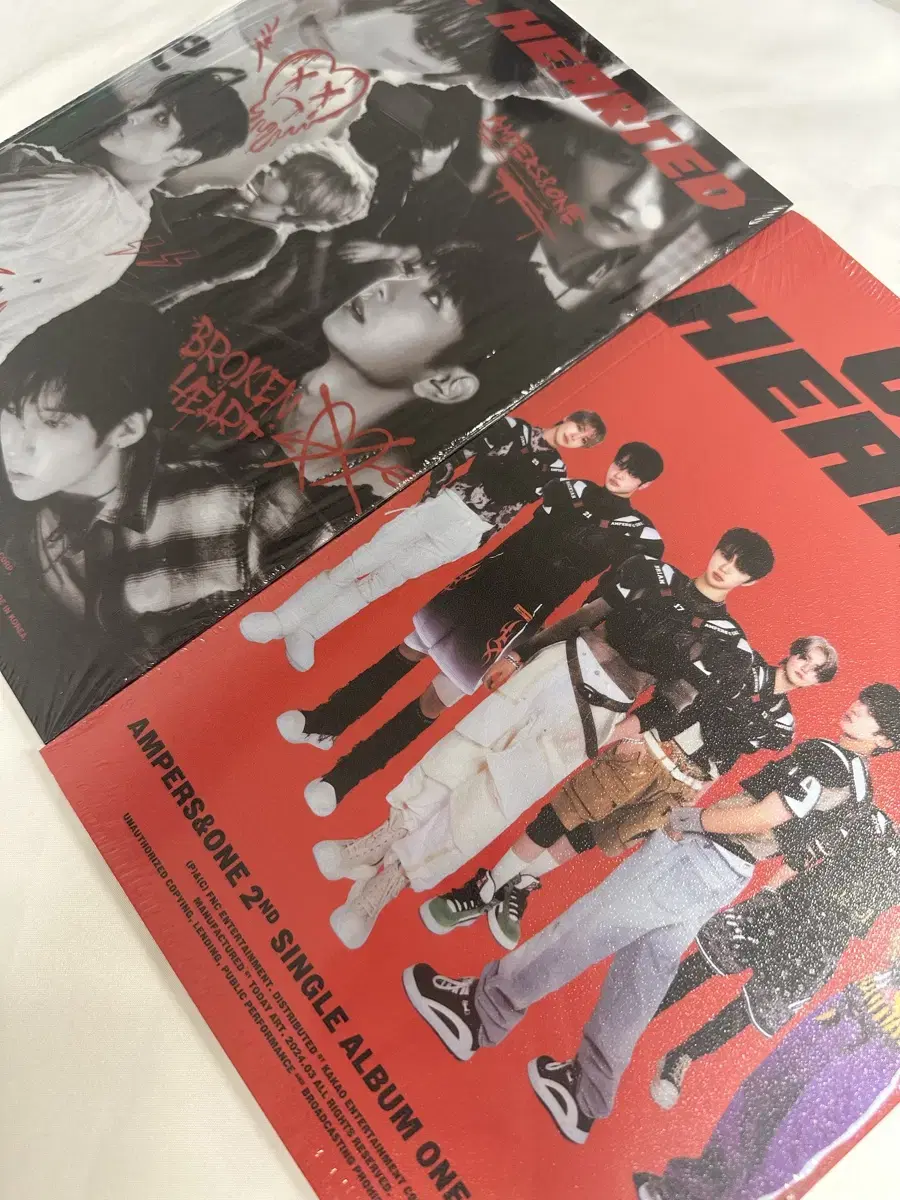 Ampersand One Broken Heart Sealed Album Na, Camden, Brian, Jiho, Yoon, Kai, Rell, Macaya, Seungmo