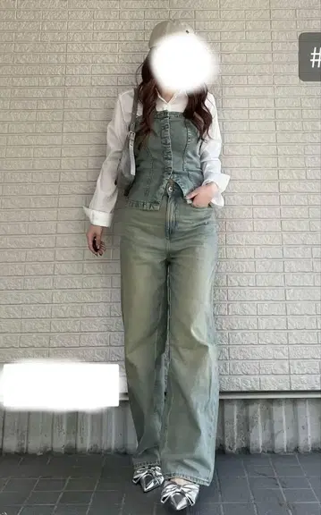 H&M 빈티지 데님 셋업
