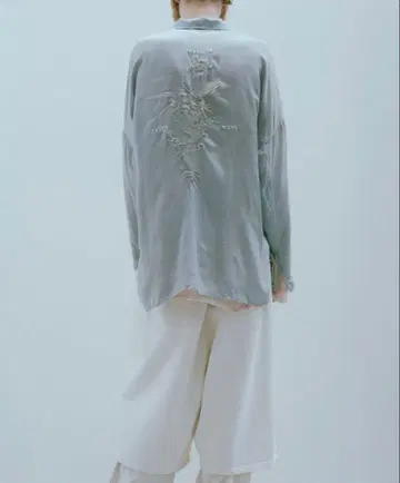 ANCELLM AGING EMBROIDERY SHIRT 사이즈 1 색스
