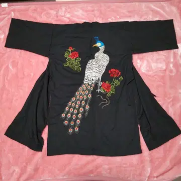 JASON 블랙 겉옷 공작 자수