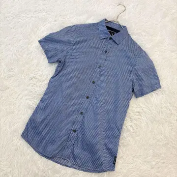 아르마니 익스체인지 ARMANI EXCHANGE 반팔 셔츠 XS 파랑