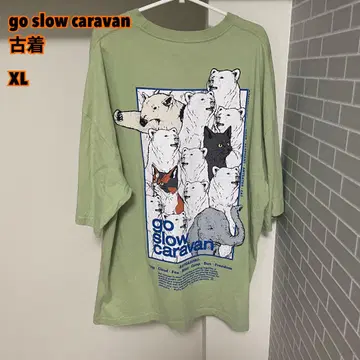 구제 의류] go slow caravan 북극곰 티셔츠