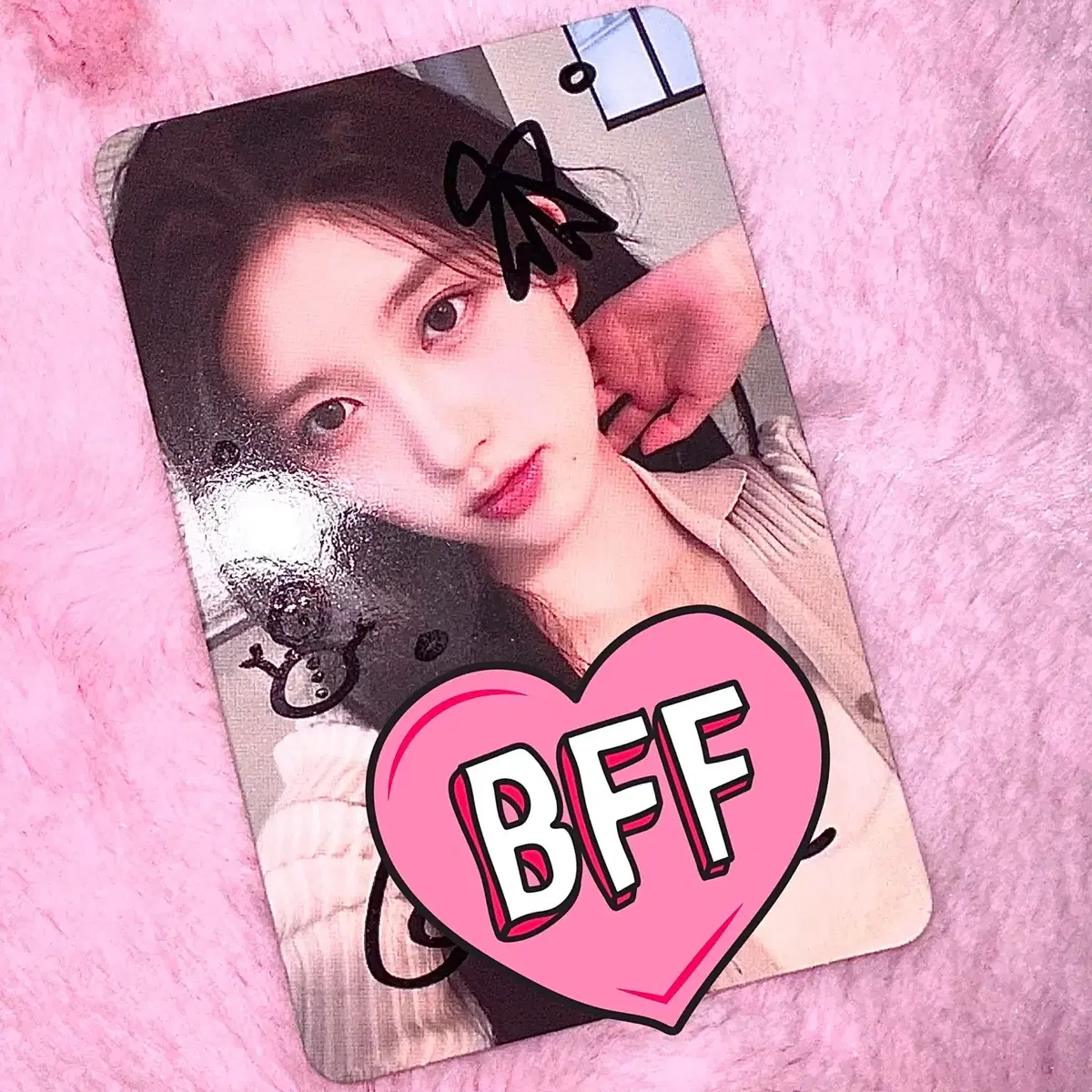 Ive Mine Loved Ive gaeul sign photocard album sign poca wts scribble