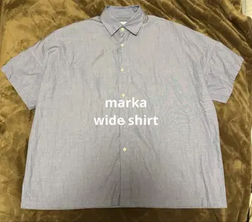 marka wide shirt 와이드 셔츠 마카 사이즈 2