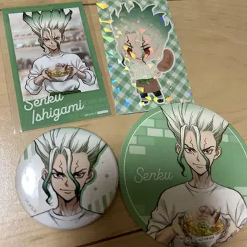 Dr.STONE 콜라보 카페 본점 캐주얼 주방 이시가미 치쿠라 세트