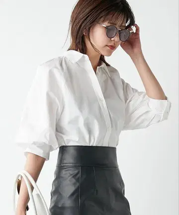 GALLARDAGALANTE 개더 슬리브 셔츠