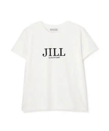 JILL by JILL STUART 오가닉 자수 로고 티셔츠