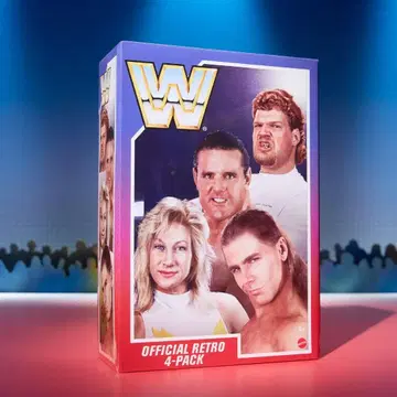 WWE 레트로 액션 피규어 4개 세트 HVK92