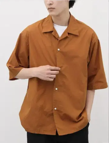 blurhms 샴브레이 오픈 카라 셔츠 새상품급