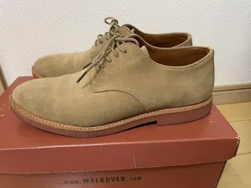 WALKOVER 베이지 스웨이드 레이스업 슈즈