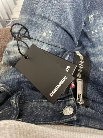 DSQUARED2 다크 블루 청바지
