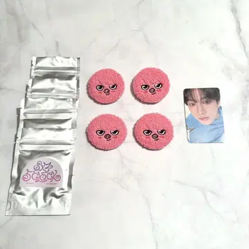 스키즈 캔뱃지 5'CLOCK 찬빈 돼끼
