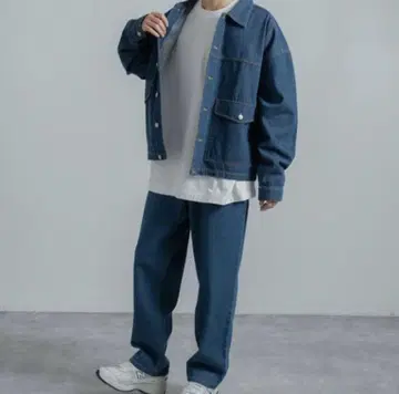 Rocky Monroe 셋업 데님 자켓 팬츠 2개 세트
