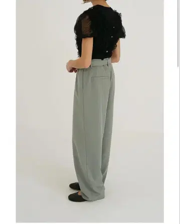 clane WAIST BELT DAD PANTS 사이즈 0 미사용 새상품