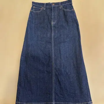 23K DENIM 다크 데님 타이트 스커트