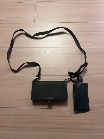 가죽 숄더 지갑 카드 케이스 포함 새상품급