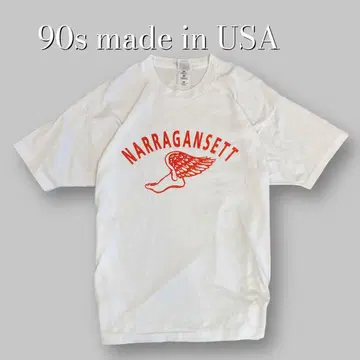 90년대 USA제 NARRAGANSETT 티셔츠 싱글 스티치
