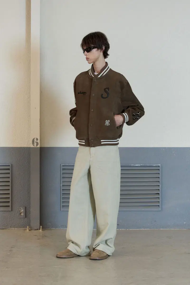 Stu Suede Varsity Goat Suede Jacket