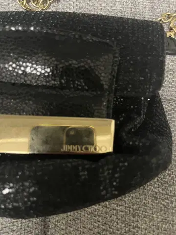 JIMMY CHOO 블랙 스팽글 백