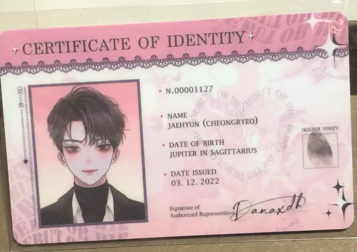 Debumujuk poca ID card wts