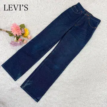 리바이스 데님 팬츠 청바지 청바지 일본제 코튼 스트레이트
