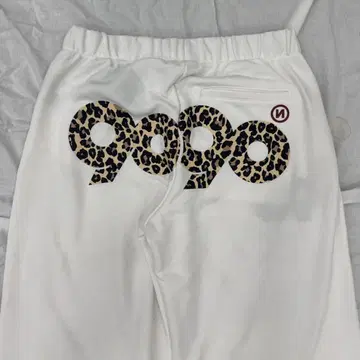 9090 90 Logo Girl 스웨트 팬츠 레오파드 무늬