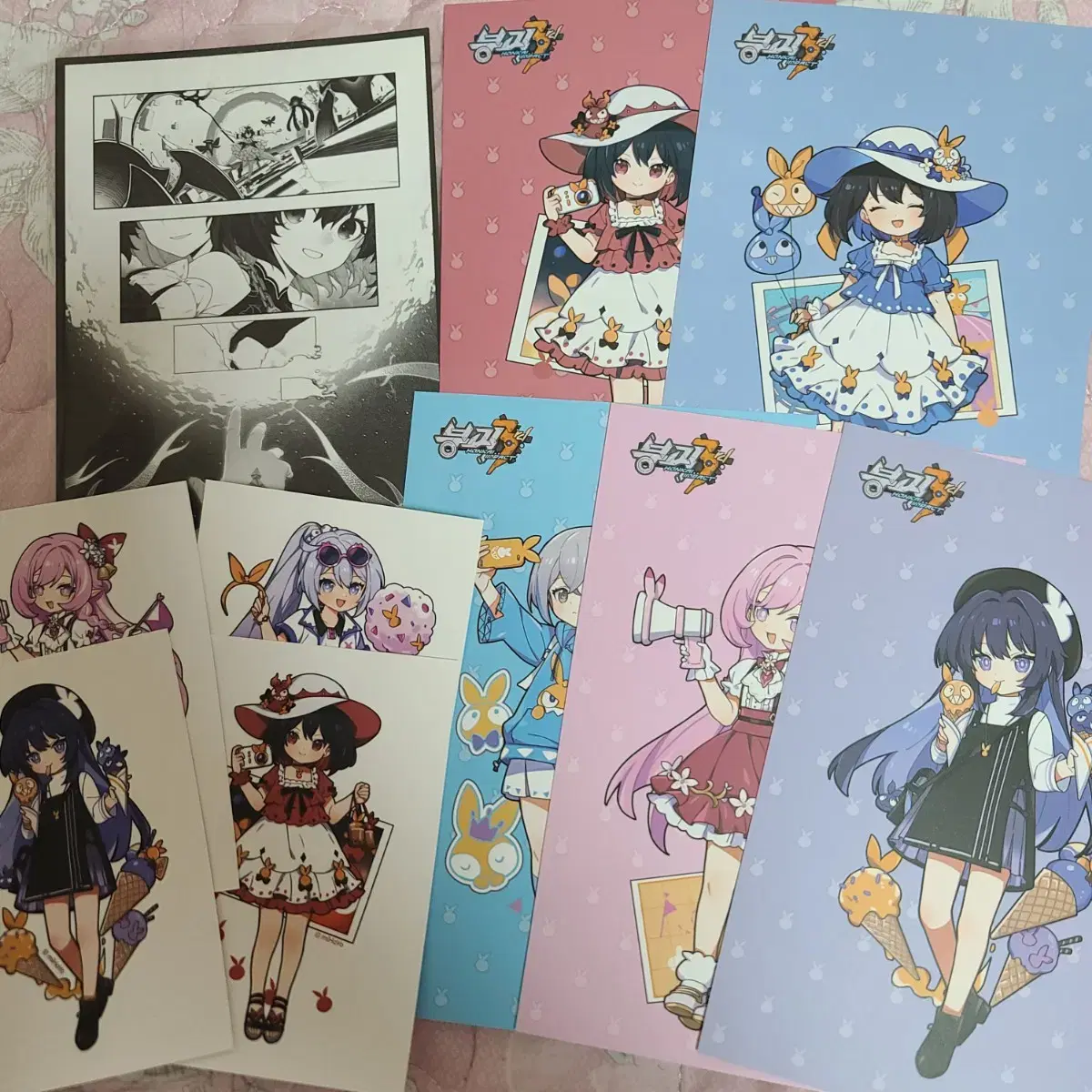 Honkai Impact 3rd Postcard & Sticker