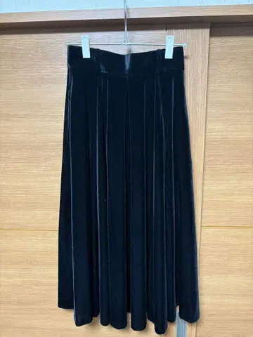 foufou THE DRESS #25 벨로아 플레어 스커트 사이즈 0