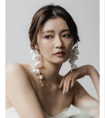 브라이덜 귀걸이 플라워